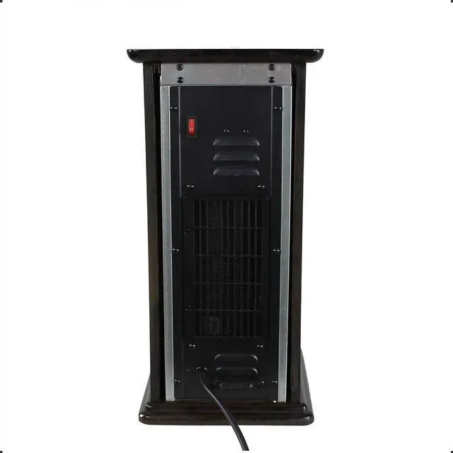 Alt view image 7 of 7 - LifeSmart LifePro 1500W Infrared Quartz Indoor Home Tower Space Heater with Adjusting Temperatures and Remote Controls, Black (2 Pack)