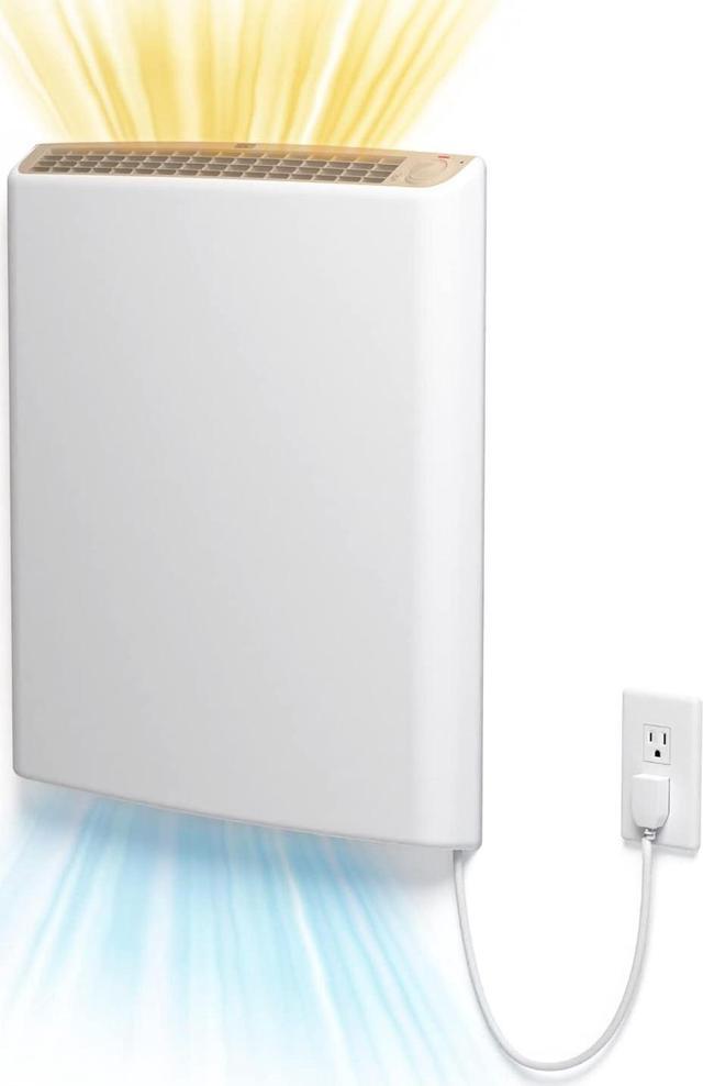 Main image of Envi Plug-in Electric Panel Wall Heaters for Indoor Use, Energy Efficient 24/7 Heating w/Safety Sensor Protection, Patented Quiet Fan-less Design, Easy 2-Min Install, Space Heater, Made in USA