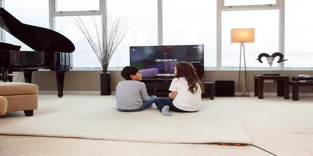 Alt view image 6 of 7 - Hot Carpet Woo Warmer Under Rug Radiant Floor Heater Electric Mat Electric Carpet Electric Heated Area Rug (500 watt 70" x 70 inches)