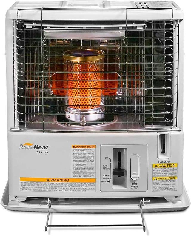 Main image of Sengoku KeroHeat CTN-110 Portable Indoor/Outdoor Kerosene Heater for 400 sq.ft., 10,000 BTU, Auto Safety Shut Off, Tip-Over Switch, Protective Grills