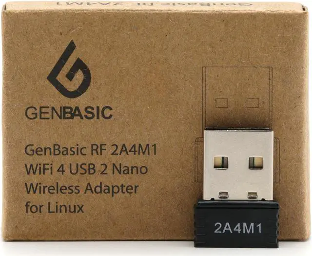 Alt view image 2 of 5 - WiFi 4 USB Nano Wireless Network Dongle Adapter for Linux (Black)