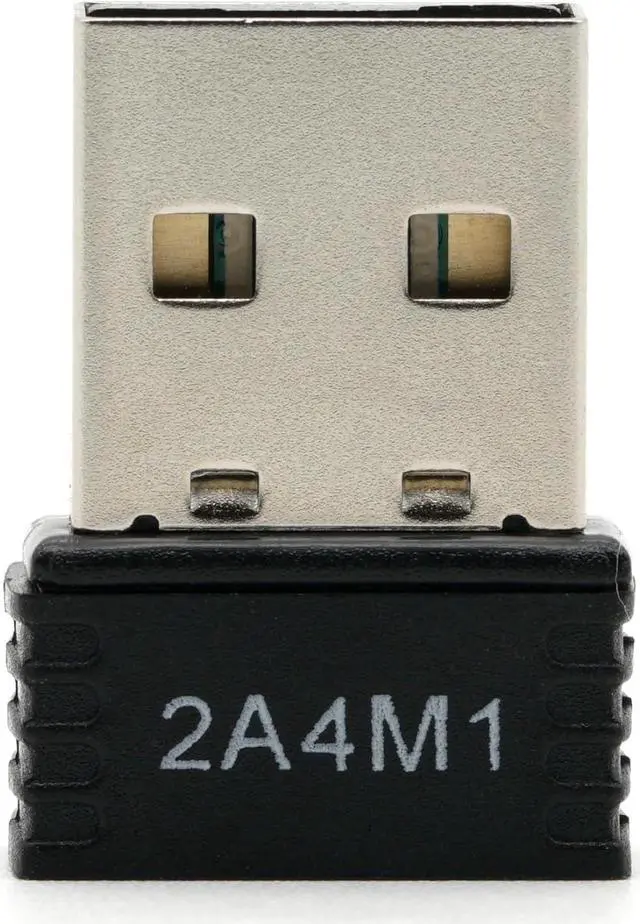 Alt view image 3 of 5 - WiFi 4 USB Nano Wireless Network Dongle Adapter for Linux (Black)