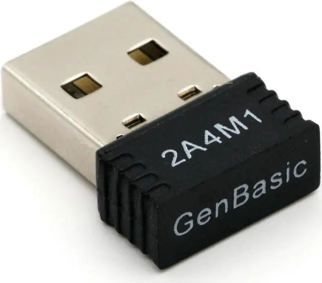 Alt view image 4 of 5 - WiFi 4 USB Nano Wireless Network Dongle Adapter for Linux (Black)