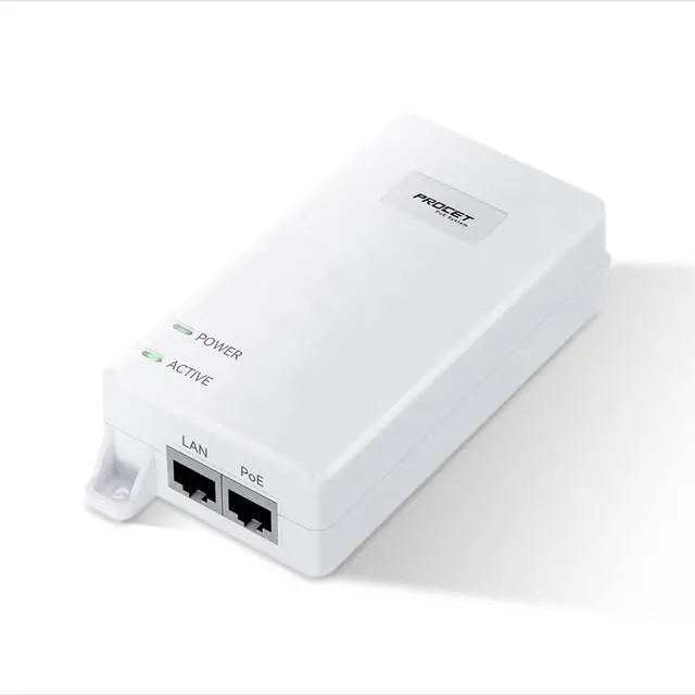 Main image of Gigabit PoE++ Injector 60W IEEE802.3bt/at/af Compliant, Supplies PoE(15.4W) or PoE+(30W) or PoE++(60W) Power Over Ethernet Distances Up to 328ft, PoE Injector Adapter for Camera/Access Point, EN60GB
