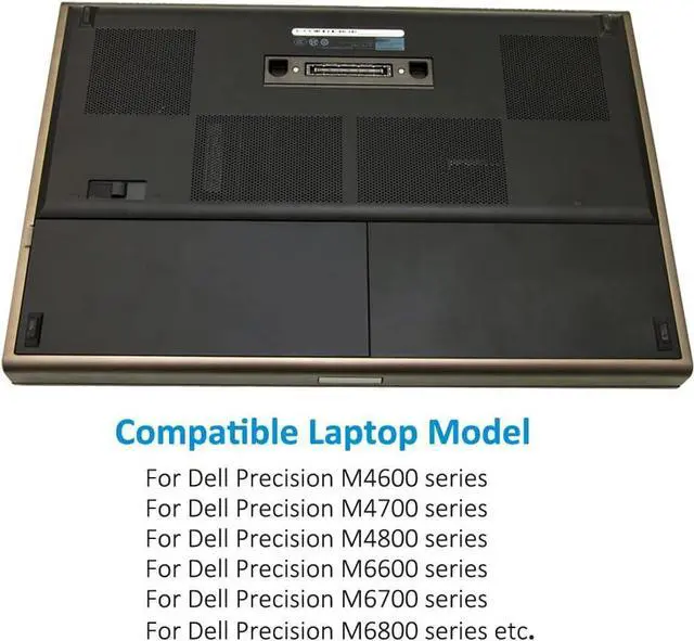 Alt view image 6 of 7 - KINGSENER FV993 M6600 Laptop Battery for Dell Precision Laptop Computer M4600 M4700 M6600 M6700 Fit for PG6RC R7PND 0TN1K5 FV993 FJJ4W T3NT1 V7M28 97WH