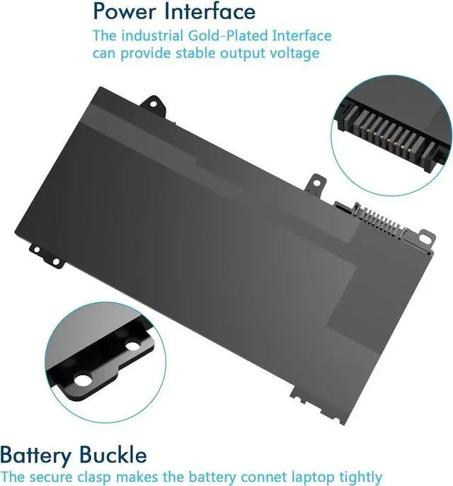 Alt view image 4 of 6 - BRTONG RF03XL Laptop Battery Replacement for HP ProBook 430 440 445 450 455 455R G6 G7 ZHAN 66 Pro 13 14 15 G2 G3 Series RF03045XL RE03XL HSTNN-OB1Q HSTNN-DB9A HSTNN-UB7R L83685-AC1 L32656-005