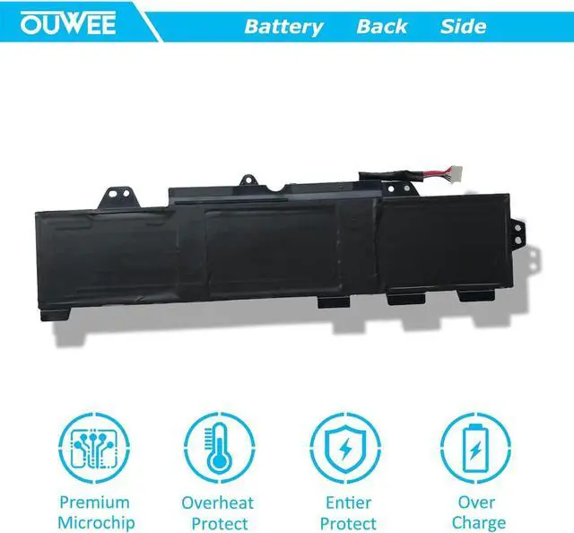 Alt view image 6 of 7 - OUWEE TT03XL Laptop Battery Compatible with Hp EliteBook 850 G5 850 G6 ZBook 15U G5 15U G6 Series Notebook 932824-2C1 933322-855 932824-421 HSTNN-LB8H HSTNN-DB8K 11.55V 56Wh 4610mAh