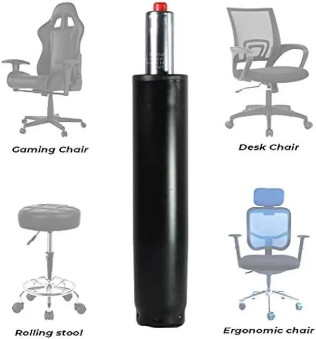 Alt view image 4 of 7 - maiwenn Office Chair Cylinder Replacement | Heavy Duty Best Class Chair Hydrolic (1000lbs)| Gas Cylinder for Office Chair, Gaming Chair, Computer Chair | 5.13" Length Extension, Welcome to consult