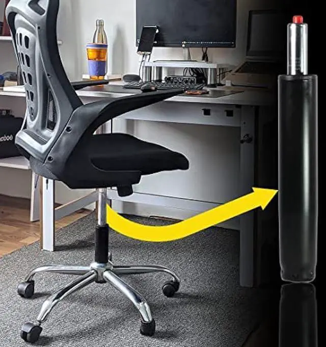 Alt view image 6 of 7 - maiwenn Office Chair Cylinder Replacement | Heavy Duty Best Class Chair Hydrolic (1000lbs)| Gas Cylinder for Office Chair, Gaming Chair, Computer Chair | 5.13" Length Extension, Welcome to consult