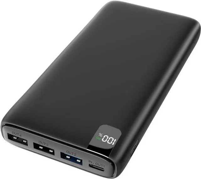 Main image of CONXWAN Portable Charger 26800mAh Power Bank 22.5W Fast Charging, 4 USB Outputs PD External Backup Charger Cell Phone USB C Battery Pack Compatible with iPhone Tablets Galaxy Android