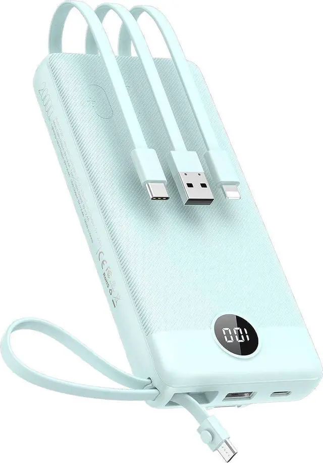 Main image of VEEKTOMX Portable Charger Built-in Cables, 20000mAh Power Bank for iPhone, USB C Fast Charging Battery Bank, Travel Battery Pack Power bank for iPhone 15/14, Samsung S24/23, iPad, Andriod, etc