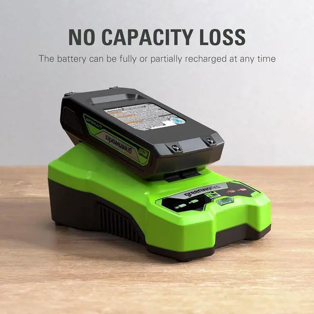 Alt view image 6 of 7 - Greenworks 24V 2Ah USB Battery, BAG708, Green