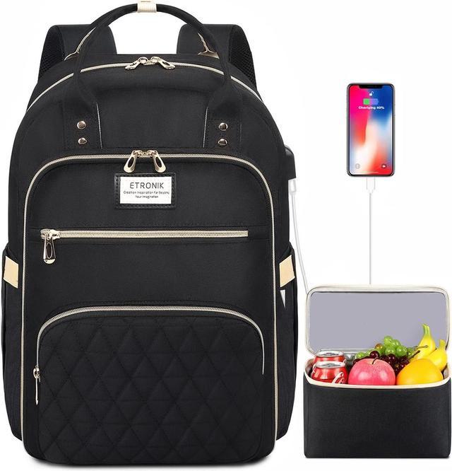 Black women's cheap work backpack