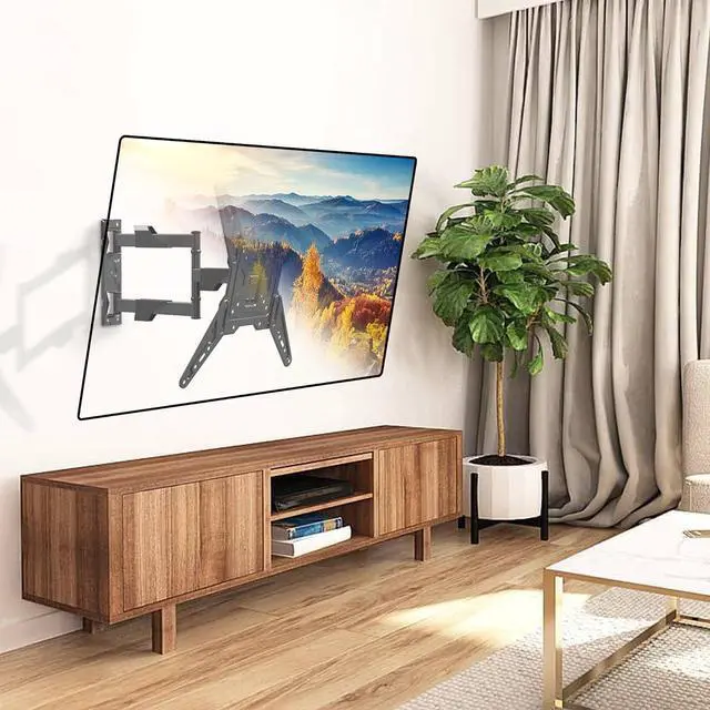 Alt view image 6 of 7 - Full Motion TV Wall Mount for Most 26-55 Inch Flat Curved TVs, Wall Mount TV Bracket with Swivel Articulating Extension Tilt Arm, Support up to 70lbs, Max VESA 400x400mm(MAP3)