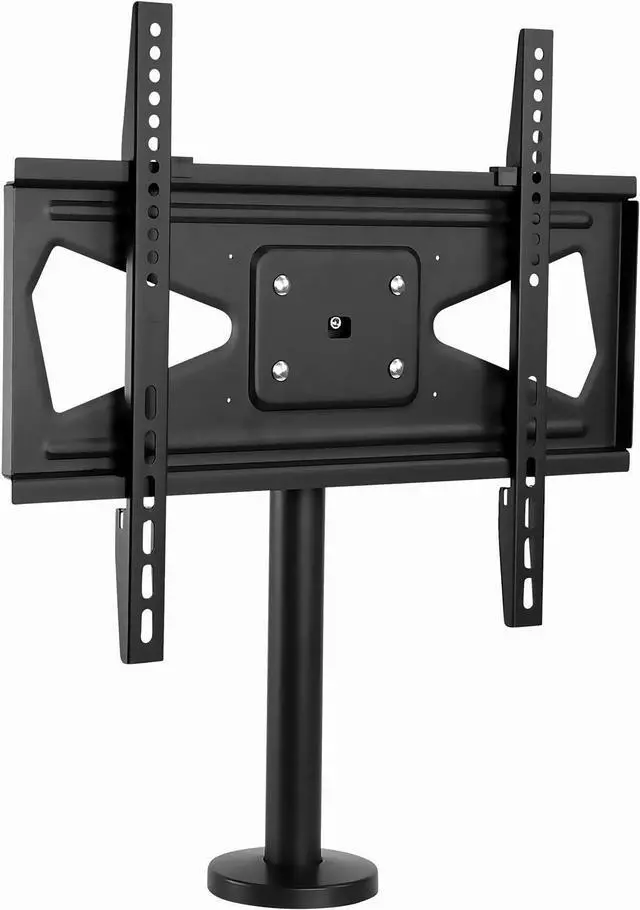 Main image of Mount-It! Bolt Down TV Stand | Heavy Duty Swivel Table Top TV Mount for Screens 32" - 55" | Desktop TV VESA Mount with Swivel | Steel, Black