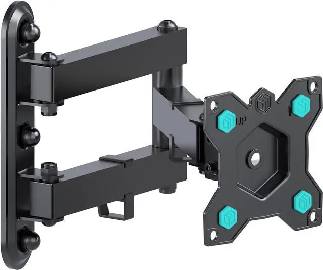Main image of ONKRON Full Motion TV Wall Mount for 10-35 Inch Screen up to 44 lbs, 360° Rotating TV Mount Swivel and Tilt, Articulating Arm, VESA 75x75 & 100x100 Corner Small Monitor Wall Mount Black