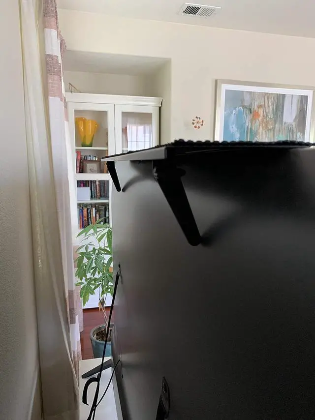 Alt view image 4 of 4 - Mount Plus MP-APM-05-02 Top Shelf TV Mounting Bracket 24-inch Wide Platform | Holds Speaker, Streaming Device, Game Console, and More (1 Pack 24 Inch)