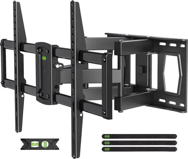Main image of Full Motion Mount, USX MOUNT Wall Mount for Most 42-86 inch TVs, Holds up to 120lbs, Max VESA 600x400mm, Swivel TV Bracket with Dual Articulating Arms Tilt Rotation Fits 16" Wood Stud