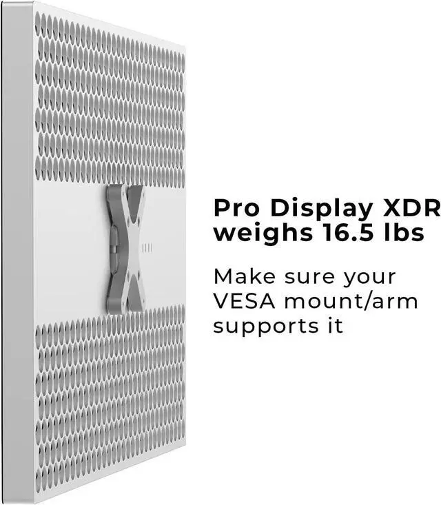 Alt view image 5 of 7 - HumanCentric VESA Adapter Compatible with Apple Pro Display XDR Mount, Replacement VESA Mount Adapter for Apple VESA Mount Adapter for Pro Display XDR, Mount a Pro Display XDR VESA Arm or VESA Stand