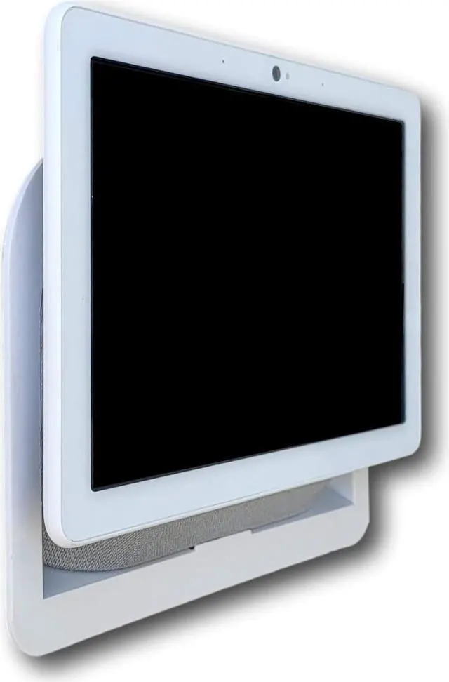 Main image of Mount Genie Simple Built-in Google Nest Hub MAX Wall Mount: The Perfect Smart Home Command Center | Fully Exposed Speakers | Designed in The USA