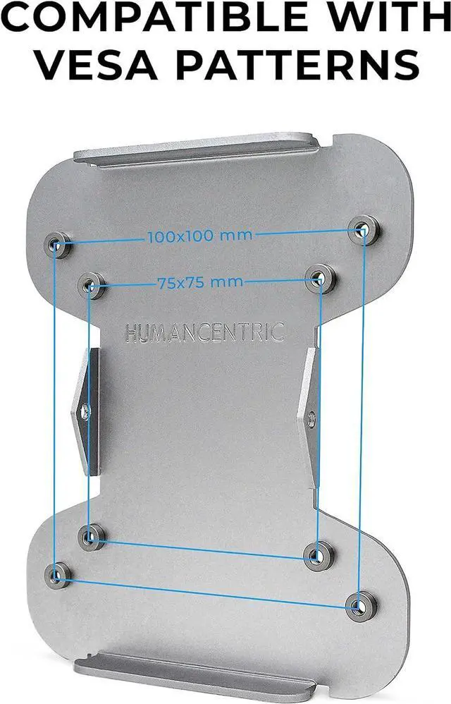 Alt view image 4 of 6 - HumanCentric VESA Mount Adapter Compatible with Apple Cinema Displays 20 inch and 23 inch Replaces Apple M9649G/A