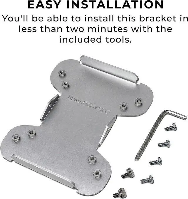 Alt view image 3 of 6 - HumanCentric VESA Mount Adapter Compatible with Apple Cinema Displays 20 inch and 23 inch Replaces Apple M9649G/A