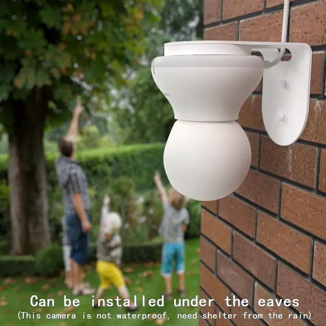 Alt view image 5 of 6 - Zwolf (Pack of 2) Metal Wall Mount for Blurams Security Camera, Upside Down or Upright on Any Wall Allows The Best Range of Camera Motion Without Having to Mount to Ceiling