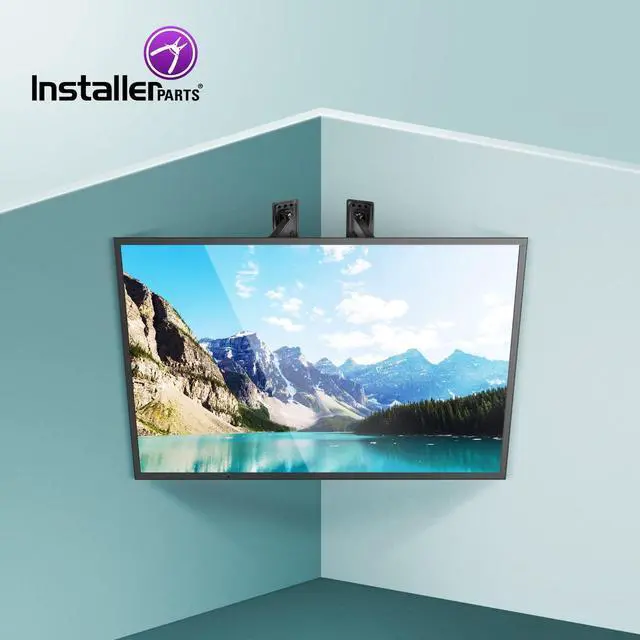 Alt view image 6 of 6 - InstallerParts 32"-70" TV Corner Mount  Swivel/Tilt  20" Dual Extension Arm  Heavy Duty LCD LED TV Monitor Flat Panel Screen, 6ft HDMI Cable
