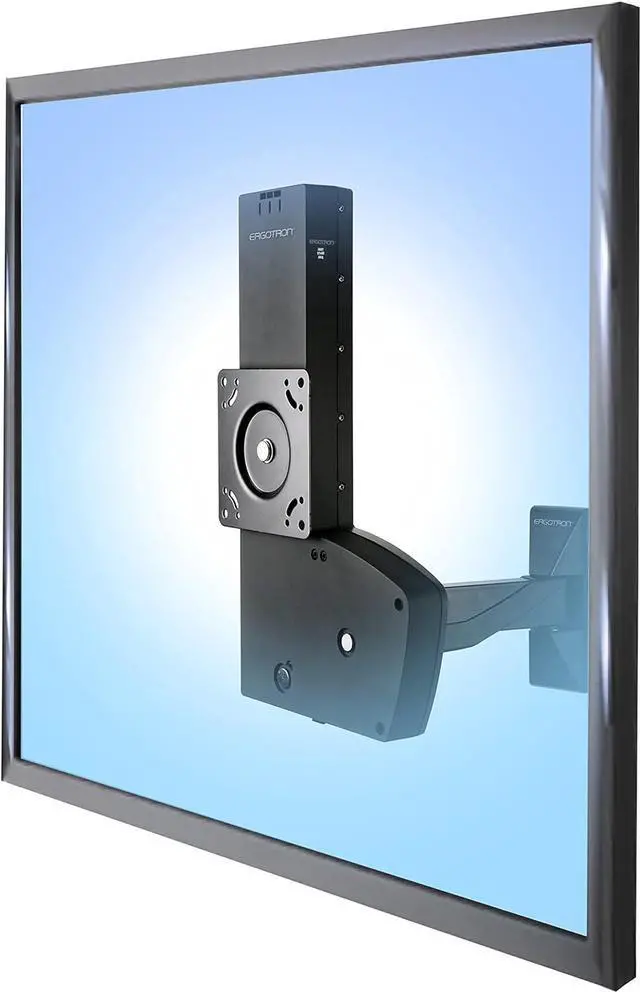 Alt view image 2 of 6 - Ergotron  Glide Wall Mount LD-X, VESA TV Wall Mount  for Monitors or TVs Up to 42 Inches, 12 to 30 lbs  Black