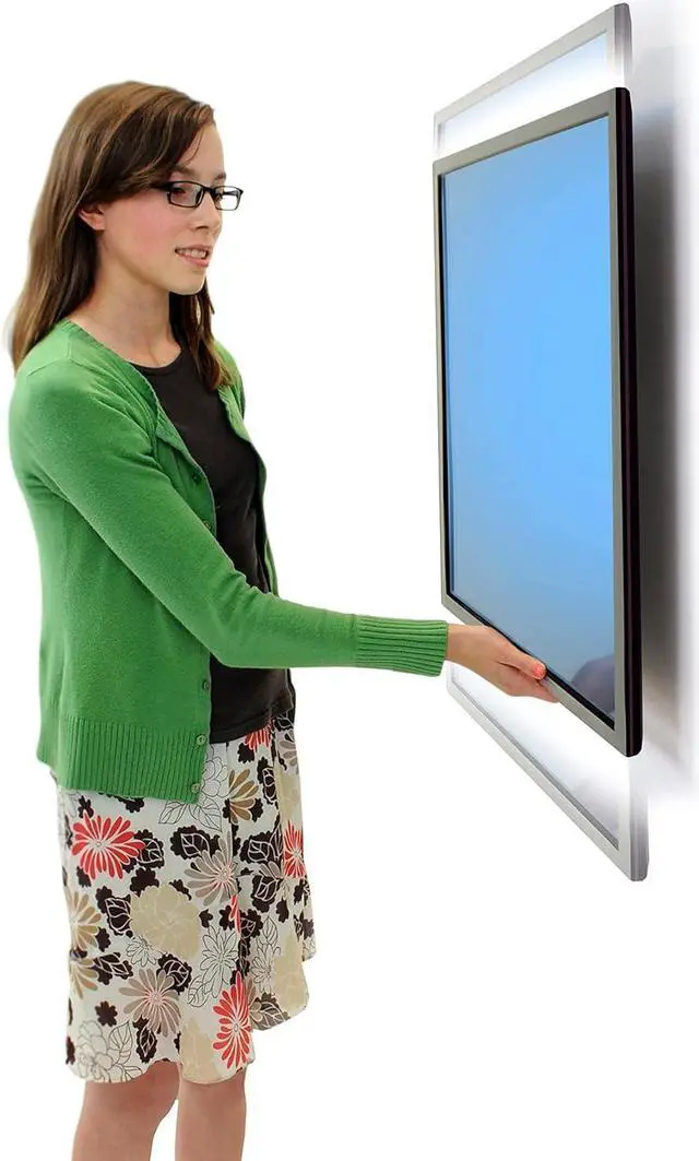 Alt view image 5 of 6 - Ergotron  Glide Wall Mount LD-X, VESA TV Wall Mount  for Monitors or TVs Up to 42 Inches, 12 to 30 lbs  Black