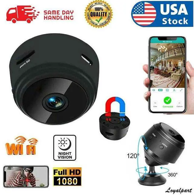 Main image of Mini Hidden Spy Camera Wireless Wifi IP Home Security HD 1080P DVR Night Vision