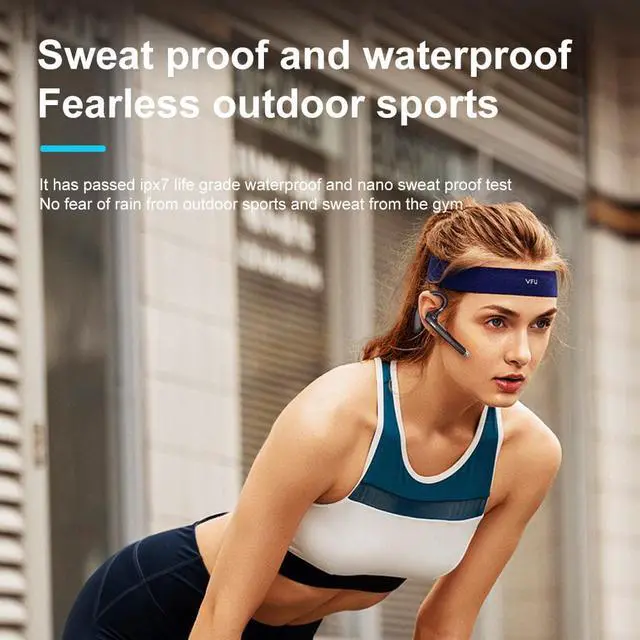 Alt view image 5 of 7 - Bluetooth Headset, Wireless Bluetooth Earpiece with 500mAh Charging Case 72 Hours Talking Time Built-in Microphone for IOS Android Cell Phone, V5.1 Hand-Free Headphones for Trucker, Office
