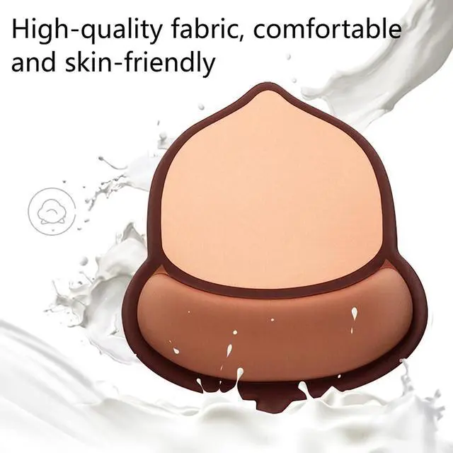 Alt view image 3 of 7 - 3D Nut Shape Mouse Pad, Funny Gel Mouse Pad with Wrist Support, Ergonomic Desk Gaming Mouse Pad with Wrist Rests,for Office and Home