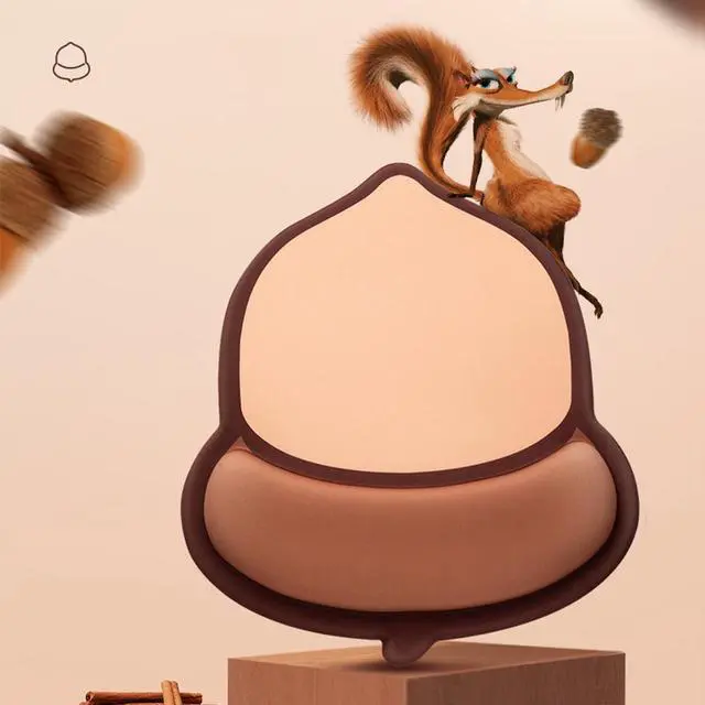 Alt view image 2 of 7 - 3D Nut Shape Mouse Pad, Funny Gel Mouse Pad with Wrist Support, Ergonomic Desk Gaming Mouse Pad with Wrist Rests,for Office and Home