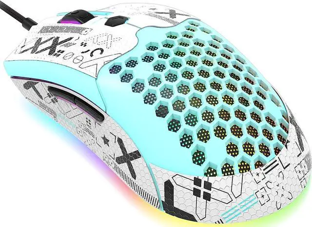 Lightweight Wired Gaming Mouse with 12000 DPI 6 Programmed
