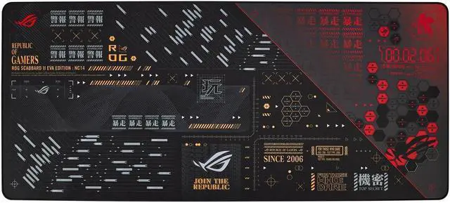 Main image of Large Gaming Mouse Pad,35.4x15.7×0.12 inch with Stitched Edges,Extended Mousepad,Durable Non-Slip Natural Rubber Base,Washable Keyboard Pad,Desk Pad for Gamer,Office & Home