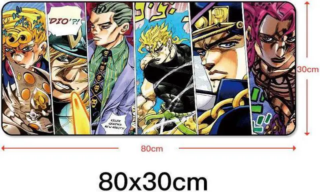 Alt view image 6 of 6 - JOJO wonderful adventures around the anime mouse pad game family new HD mouse pad XXL keyboard pad non-slip office carpet laptop