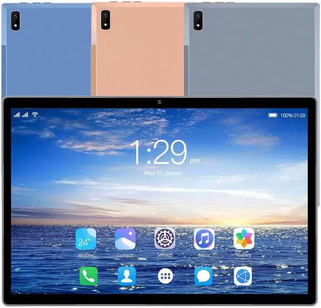 Alt view image 5 of 7 - 10.1 Inch Tablet PC Android 12 256GB ROM GPS 5G WiFi Bluetoorh Keyboard Dual SIM