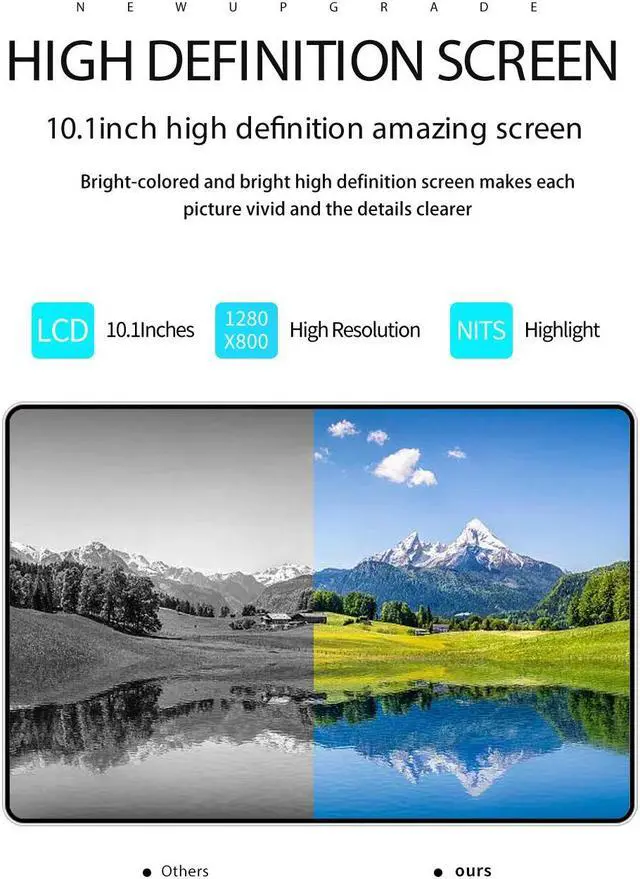 Alt view image 2 of 7 - 2023 New Product Pad Pro 10.1" Tablet PC Octa-Core 8Gb Ram 256GB Rom Android 12 Full HD Ultra, Slim Tablet PC Batter 8800mAh 13MP & 5MP Cameras 1920x1200 IPS Screen