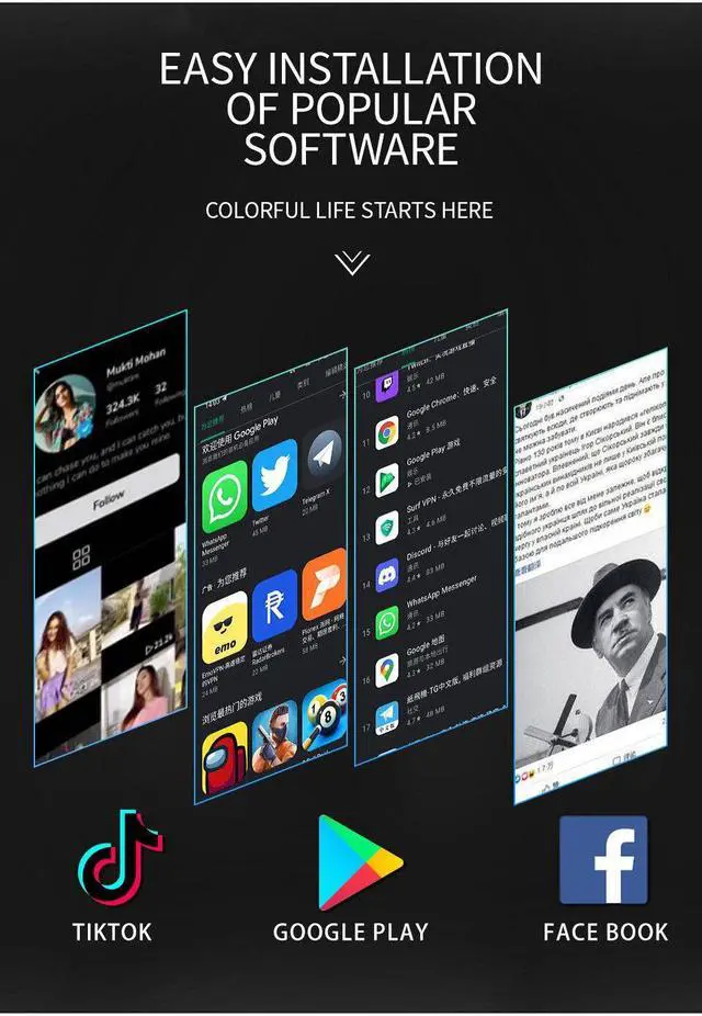 Alt view image 6 of 7 - 2023 New Product Pad Pro 10.1" Tablet PC Octa-Core 8Gb Ram 256GB Rom Android 12 Full HD Ultra, Slim Tablet PC Batter 8800mAh 13MP & 5MP Cameras 1920x1200 IPS Screen Green 256GB 8GB