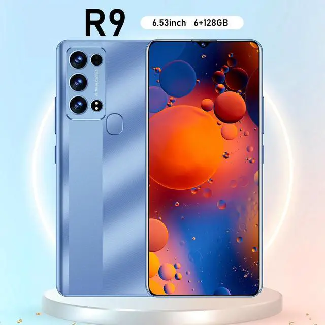 Alt view image 5 of 7 - BDF R9 Unlocked Cell Phone 128GB+6GB Dual SIM 6.53" HD+ Display | Android 10.0 | Octa-Core | 5380mAh Long Battery | US Version 4G Android Smartphone | Grey