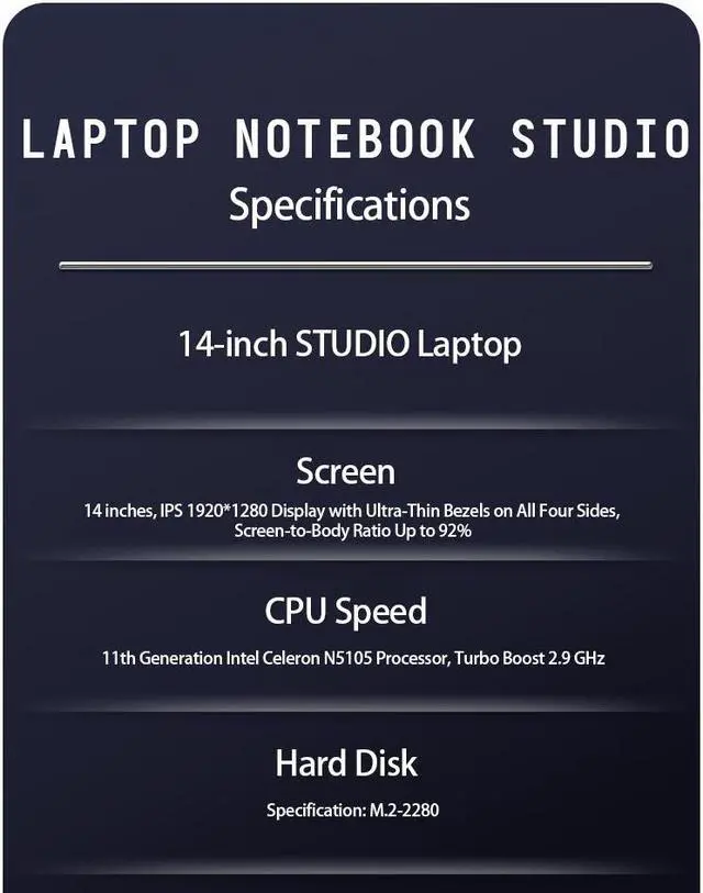 Alt view image 5 of 7 - Notebook intel Celeron N5105 Quad Core 4 Thread 2.9GHz IdeaPad stand flip Laptop, UHD Graphics for 11th Gen Processors, 2TB SSD