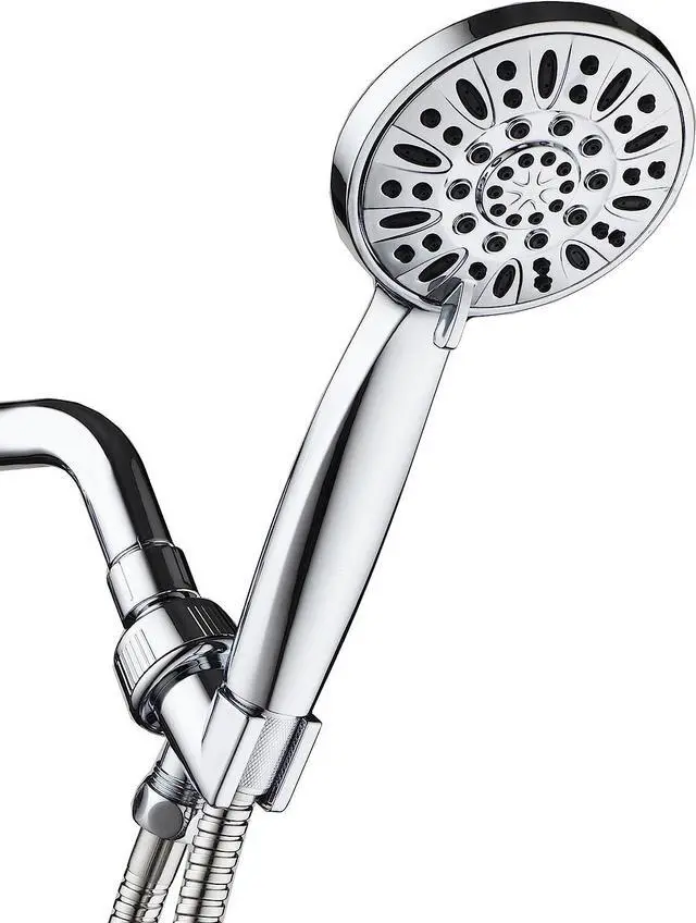Main image of 3316 High Pressure 6-Setting 4 Chrome Face Hand Held Head with Hose for The Ultimate Shower Experience Officially Independently Tested to Meet Strict US Quality & Performance Standards