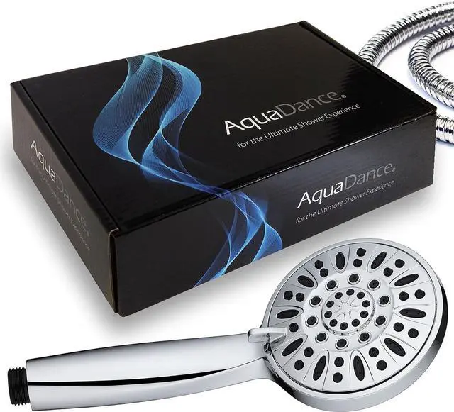 Alt view image 2 of 6 - 3316 High Pressure 6-Setting 4 Chrome Face Hand Held Head with Hose for The Ultimate Shower Experience Officially Independently Tested to Meet Strict US Quality & Performance Standards