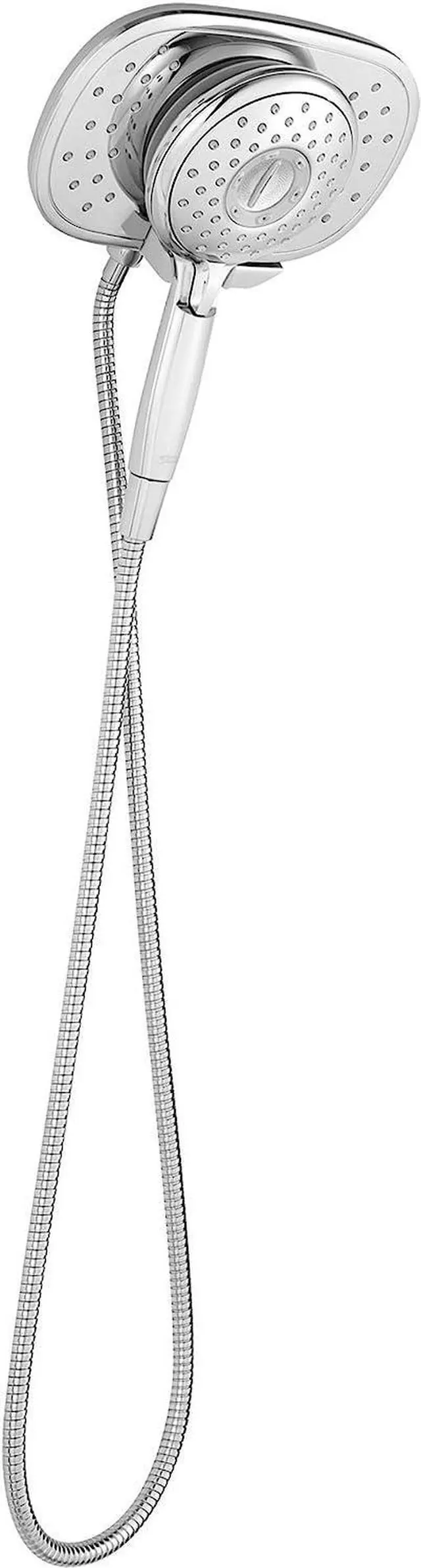 Main image of American Standard 9038254.002 Spectra Plus Duo 4-Function 2-in-1 Handheld and Fixed Shower Head 1.8 GPM, Polished Chrome