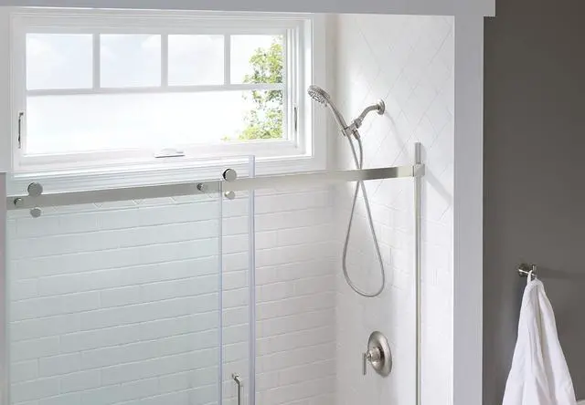 Alt view image 5 of 6 - 20091SRN 5-Setting Hand Held Brushed Nickel Spot Resist Shower Head 2.5 GPM