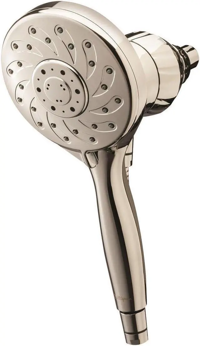 Alt view image 2 of 6 - Culligan S-H200-C Hand-Held Showerhead with Magnetic Base and Filter, 10,000 Gallon, Brushed Chrome