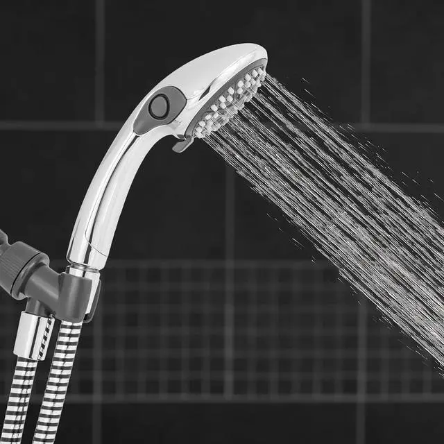 Alt view image 2 of 6 - Waterpik Handheld Shower Head Eco Flow Low Flow Water Saving Shower 1.6 GPM, 4 Spray Modes, DIY Easy Installation, Chrome Finish, VBE-453
