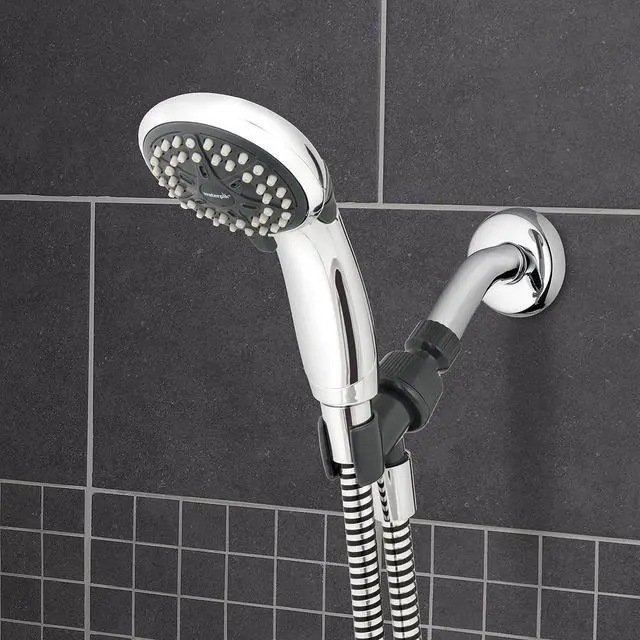 Alt view image 4 of 6 - Waterpik Handheld Shower Head Eco Flow Low Flow Water Saving Shower 1.6 GPM, 4 Spray Modes, DIY Easy Installation, Chrome Finish, VBE-453