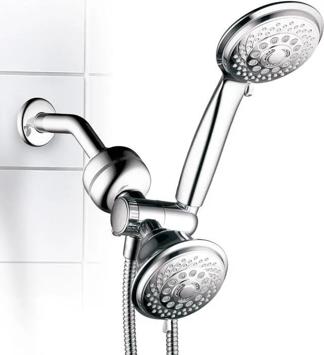 Alt view image 5 of 6 - HOTEL SPA - Shower Heads with Handheld Spray - High Pressure with Shower Filter - 4 Inch Showerhead, 4 Inch Handheld Shower Head - 3-in-1, 30 Setting Shower Heads, Showerspa (Chrome)